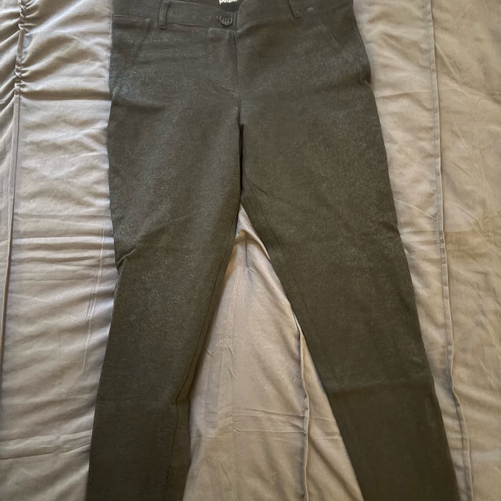 Gray Dress Yoga Pants